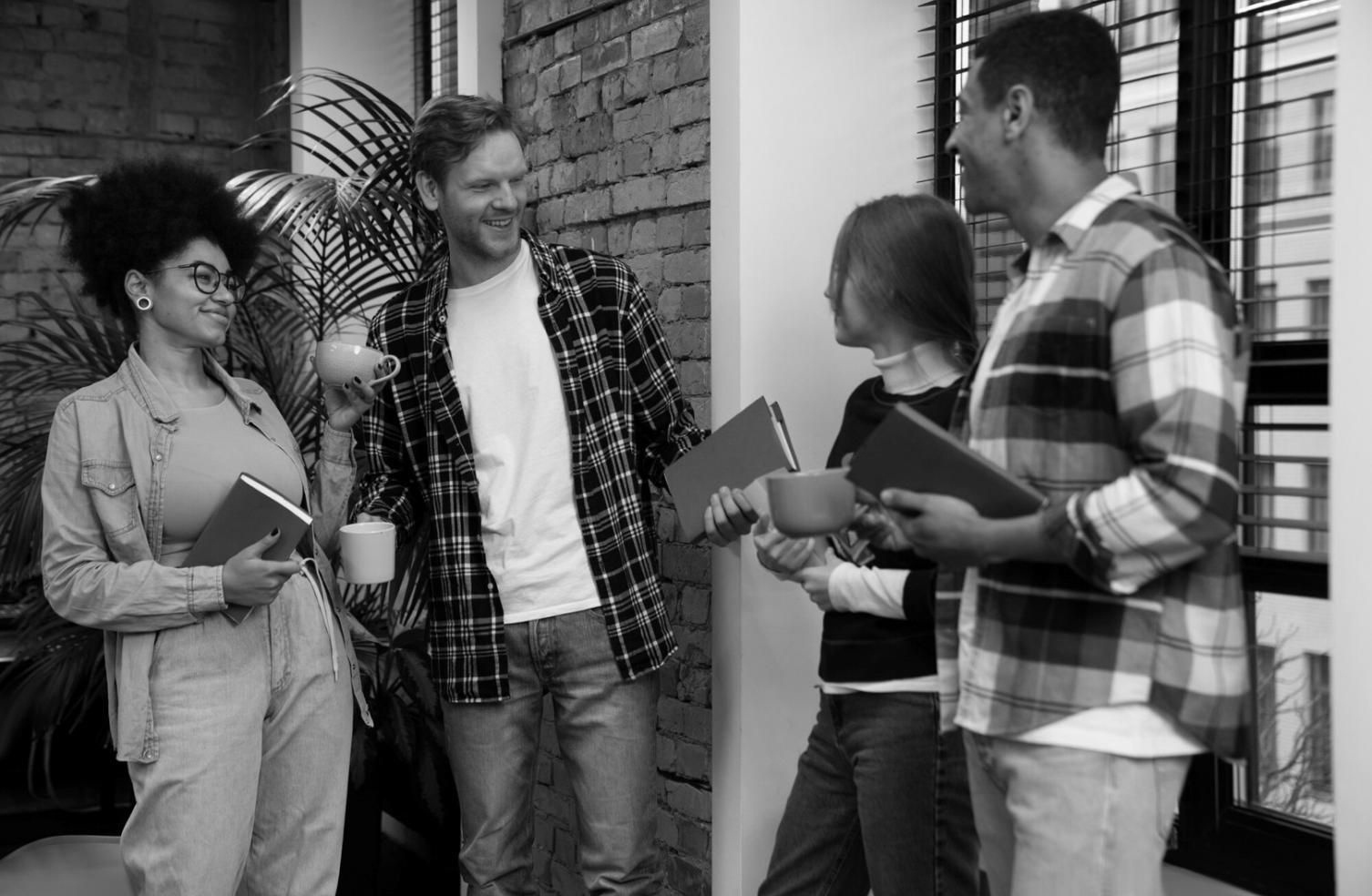 Strategic planning session with charts and graphs